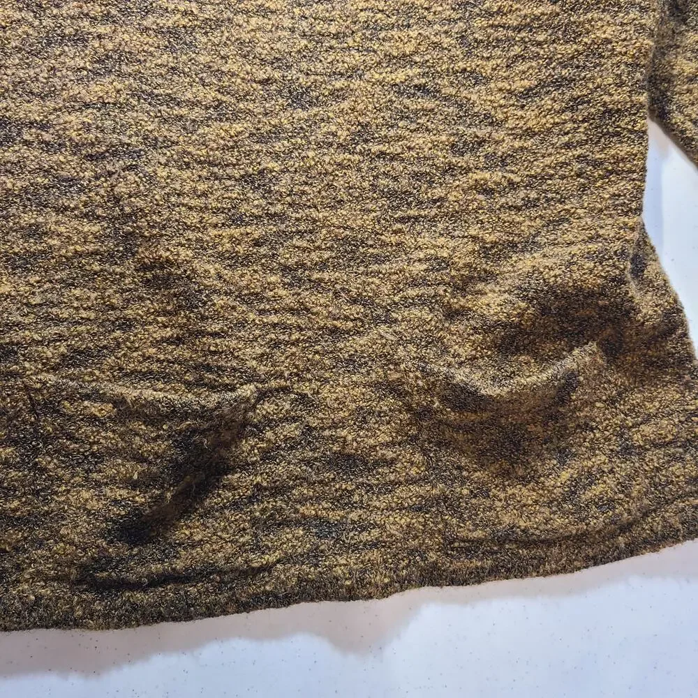 Vintage dia Boutique Brown Knit Sweater with Pockets Women's Oversize S USA 2597 - Picture 8 of 9